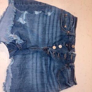 Indigo Rein Women's Blue Jean Shorts